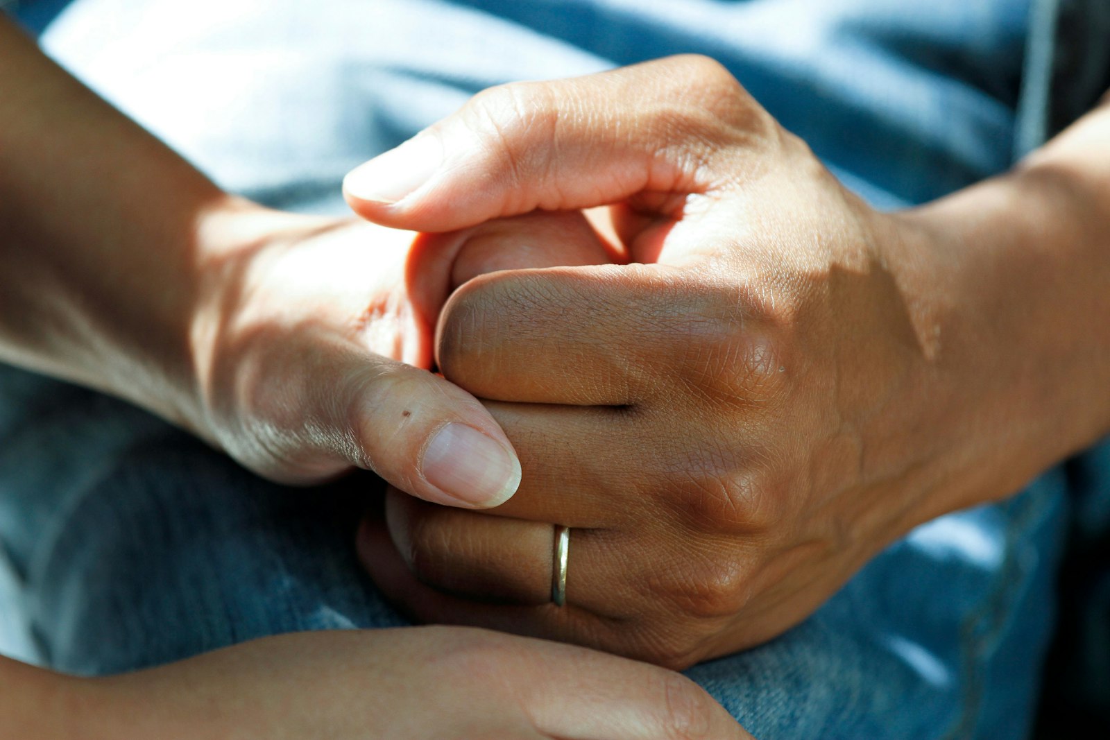 Caregiver supporting a client at home